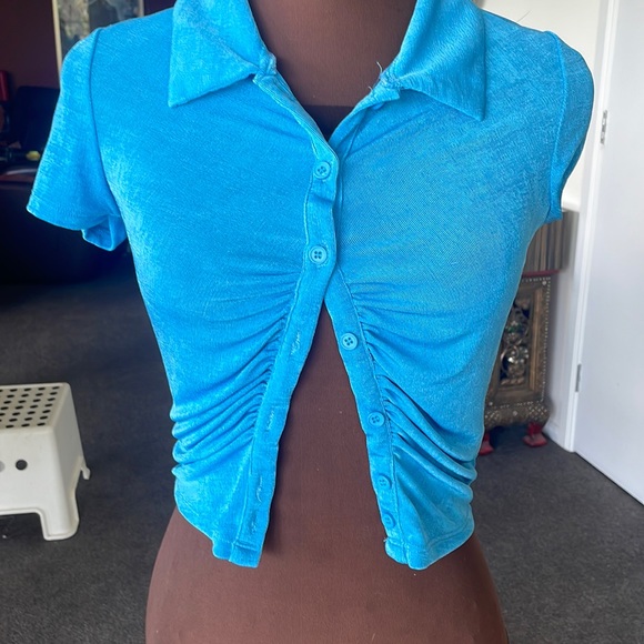 Glassons Tops - Glassons blue top xs